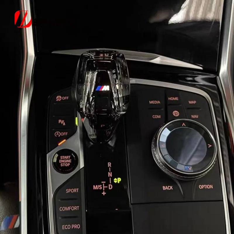 Crystal 3-Piece Set Gear Shift Knob Volume Button for BMW G05 G06 G07 i4  G26G14 G15 G16 G20 G22 G28 G29 Car Interior Accessories