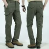 Men's Breathable Summer Casual Army Military Long Trousers Lightweight Tactical Pants Male Waterproof Quick Dry Cargo Pants