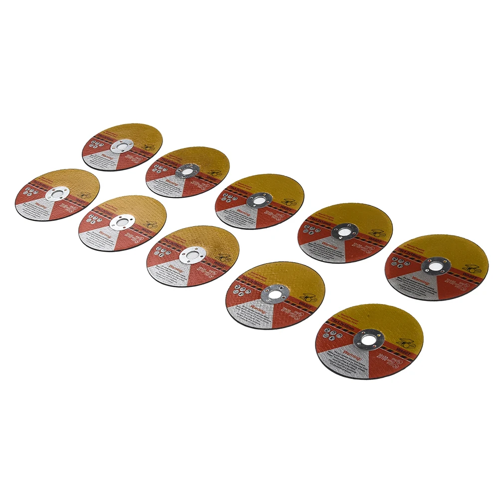 

Brand New Cutting Piece Wear-resistant Cutting Discs 10pcs Ultra-thin Bore Diameter 10mm Fiber Reinforced Resin Power Tools