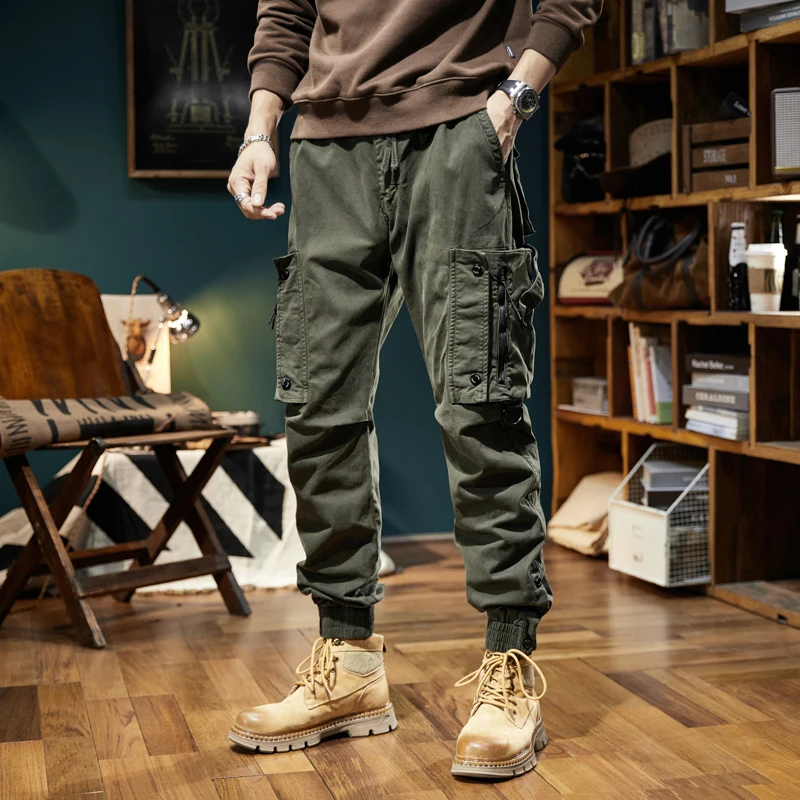 2024 New Simple, Fashionable, Personalized, Versatile Workwear Pants, Leggings, Straight Leg Pants, Casual Pants, Sports, Outdoo