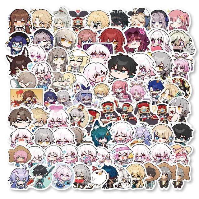 60pcs One Piece Stickers Waterproof Suitcase Guitar Skateboard Sticker Cute  Anime Stickers Phone Case Kawaii Packaging Kids Toys - AliExpress