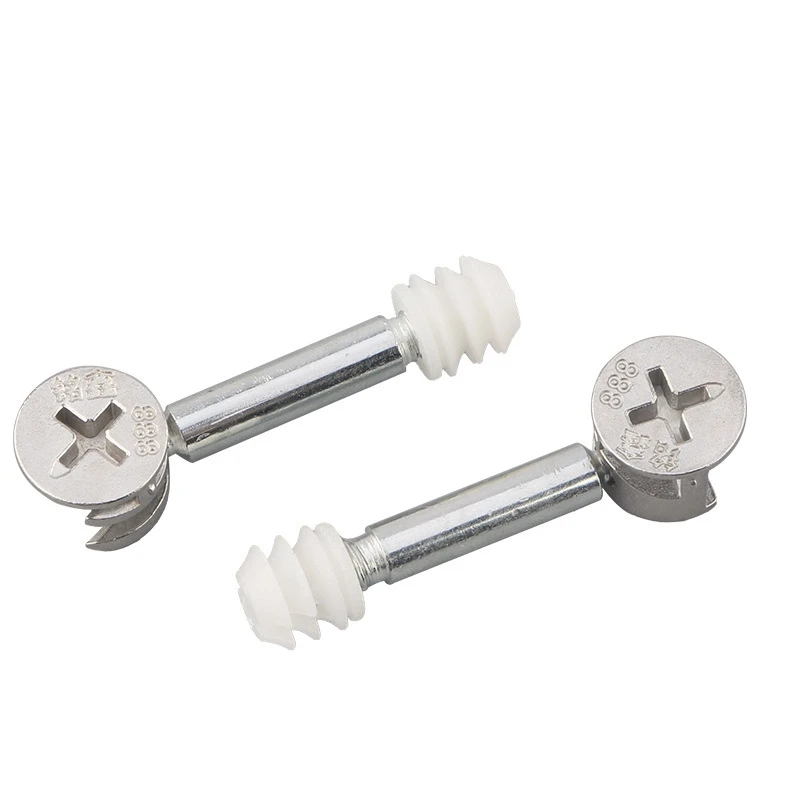 Tornillos De Casquillo M6 Para Muebles - Juego De 30, Longitud 32-42 Mm, Niquelados, Para Armarios Y Estanterías