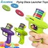 Flying Discs Launcher Toys For Kids EVA Soft Bullet Toy Gun Mini Carrot Flying Saucer Launcher Shooting Gun Outdoor Sport Toys 1