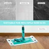 2PCS Small Mop Flat Replacement Head for Leifheit Wet and Dry Use Cleaning Pad for Home Floor Cleaning Supplies 42x15cm 5