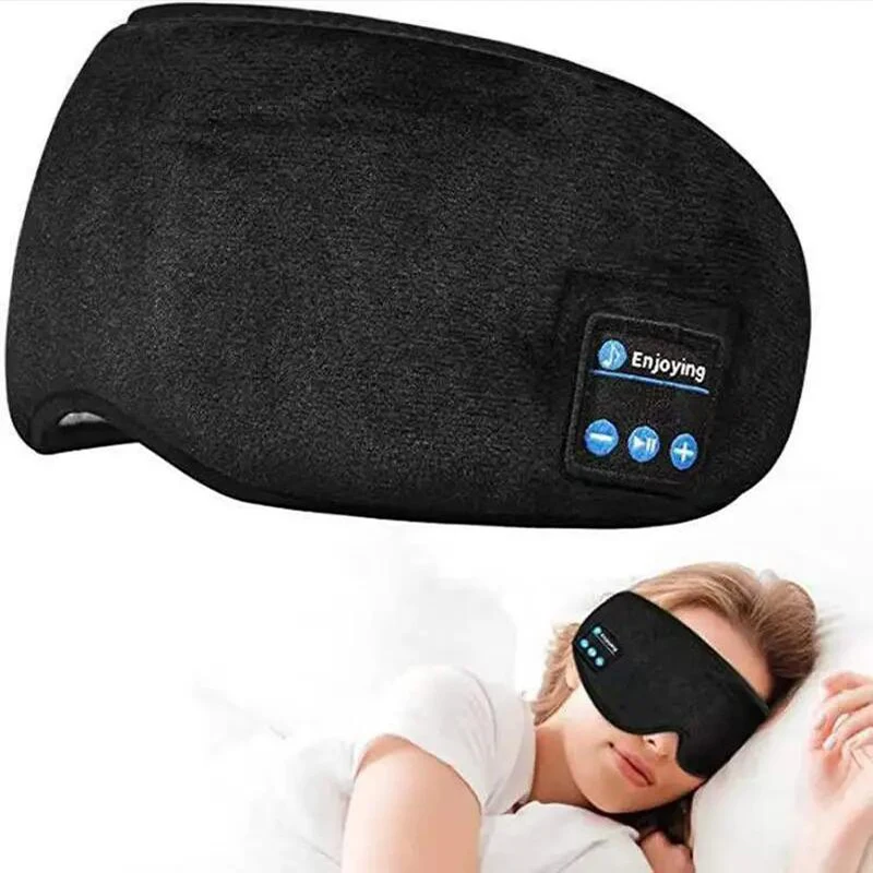 Smart Sleep Mask Patch And Bluetooth Wireless Headphone 3D Sleep Mask Aid And Light-blocking Eye Cover