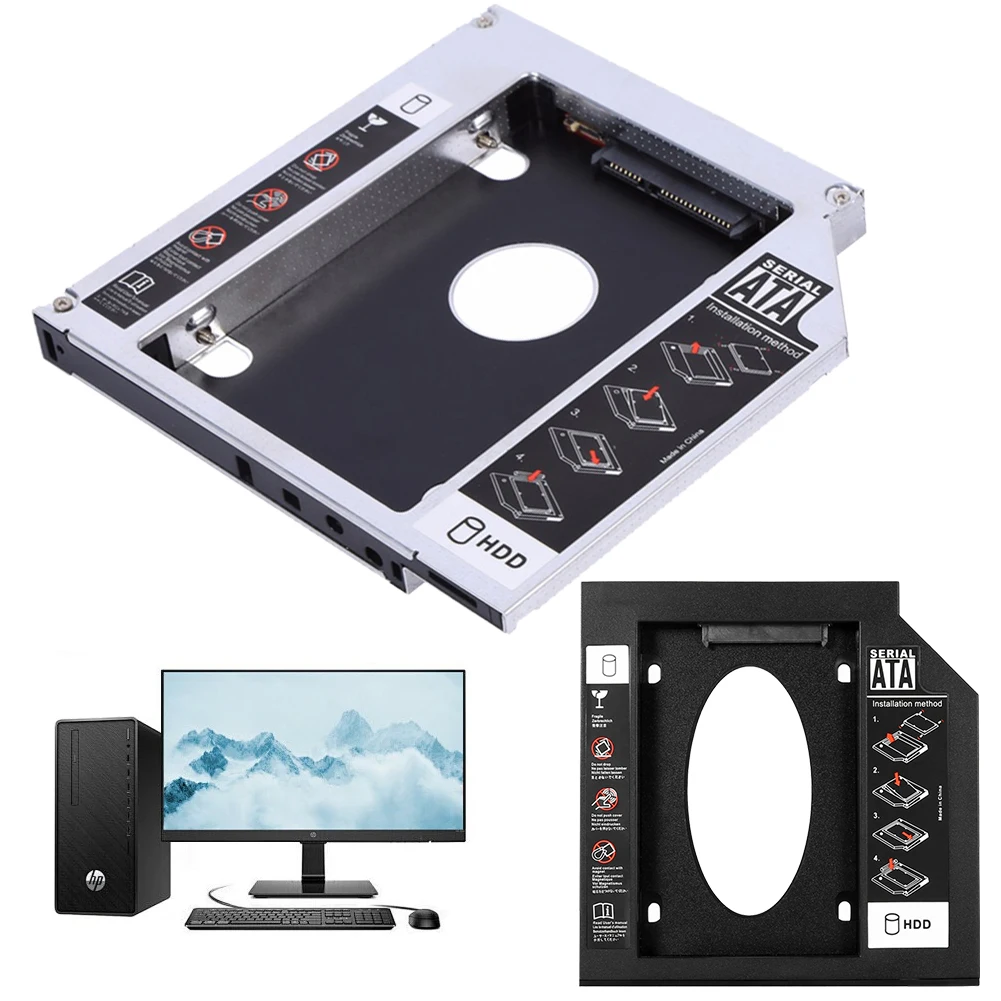  SSD ϵ ̺ ĳ  Ʈ, SATA 3.0, CD/DVD-ROM  ̿, 2 ° HDD SSD ϵ ̺ ĳ, 9.5mm, 12.7mm