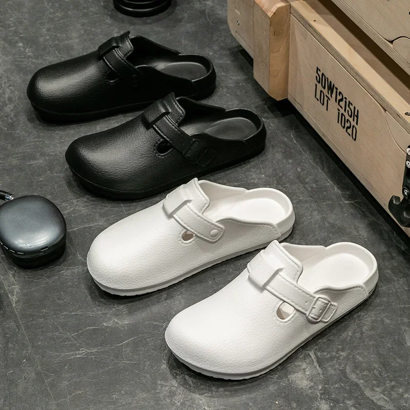 Fashion Clogs Slippers Women Men Outdoor Anti-Slip Slippers Shoes Eva Soft Soles Slides Waterproof Medical