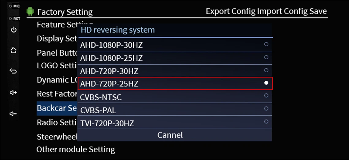 installation and display example