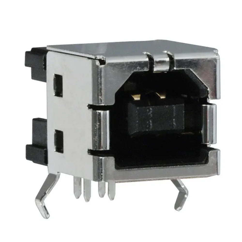 

100PCS 292304-1 USB Connectors USB2.0 TypeB 4 Position Right Angle Through Hole :RoHS
