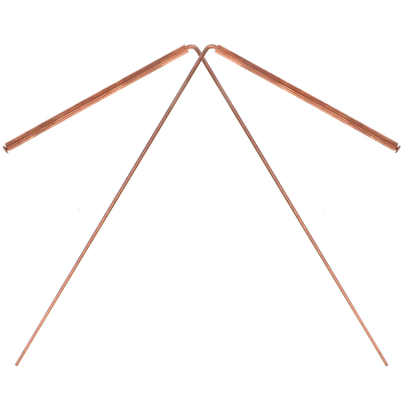 

2 Pcs Whirlygigs Ghost Explore Equipment Thing The Spins Flexible Divining Rod Useful Copper Dowsing Tool Durable Swinging