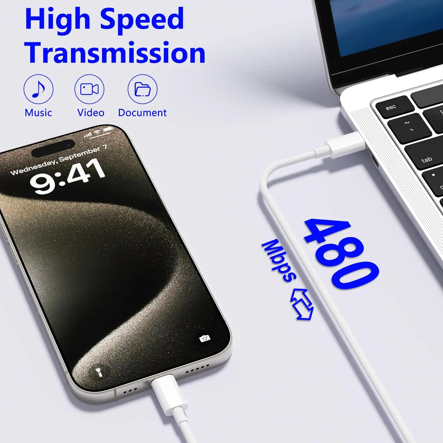 100W USB-C to Type-C PD 충전 케이블 아이폰 15 16 17 프로 맥스 에어 삼성 S25 모토 오포 레드미 포코 아너 고속 충전 케이블