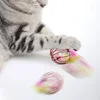 Funny Feather Mice Ball Cage For Kitten Creative Playing Toys Pet Products Play Cat Mouse Toy игрушки для кошек 2
