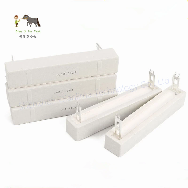 100W 5% SQP Cement Resistor Power Resistance 0.1R ~ 1K 0.5R 1R 2R 3R 4R 5R 6R 8R 10R 12R 20R 30R 47R 50R 100R 200R 500R 1K ohm
