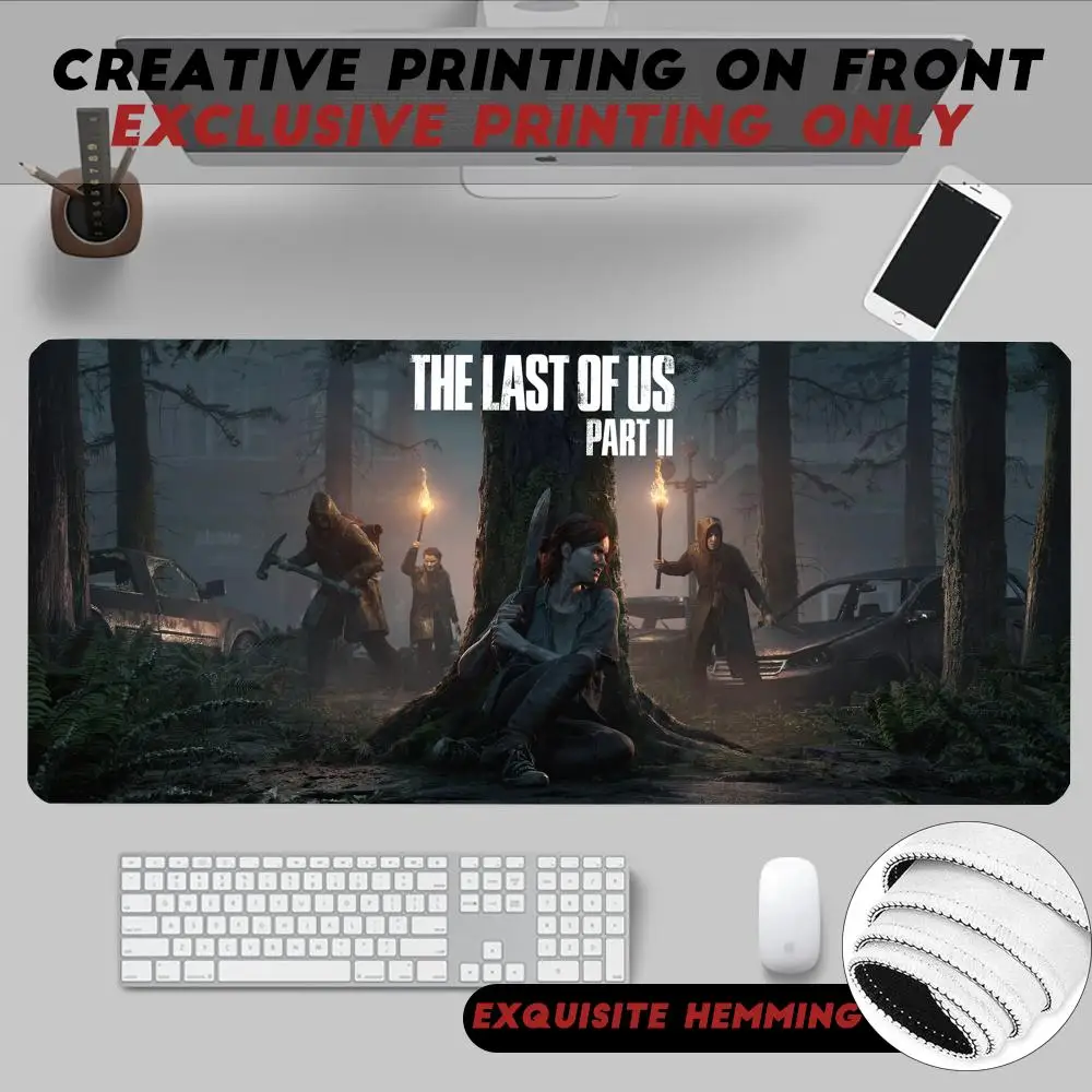 

Post-apocalyptic video game The Last of Us Mouse Pad Non-Slip Rubber Edge locking mousepads Game play mats for notebook PC computer