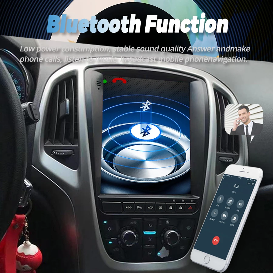 2G 64G Wireless CarPlay Android Car Radio for Opel Astra J Buick Excelle XT GT 2006-2016 with Android Auto, GPS Navigation, WiFi, Mirror Link, 9.7 Car Radio with Bluetooth, FM/RDS/DAB /OBD/SWC and