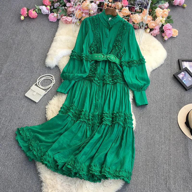 

2023 Spring New Women's Dresses, Fashion Lace with Suspenders Long-sleeved 2-piece Dresses Women