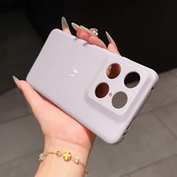 High - Quality Liquid Silicone Phone Case - Premium Protection & Style - Motorola Moto G47 (Grass purple)