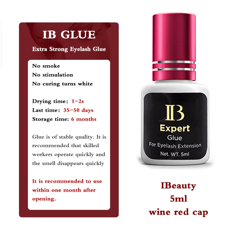 5 Bottles IBeauty Ultra Super Glue Individual Fast Drying False Eyelash Extensions Supplies Strong Cola 5ml Beauty Makeup Tools 5