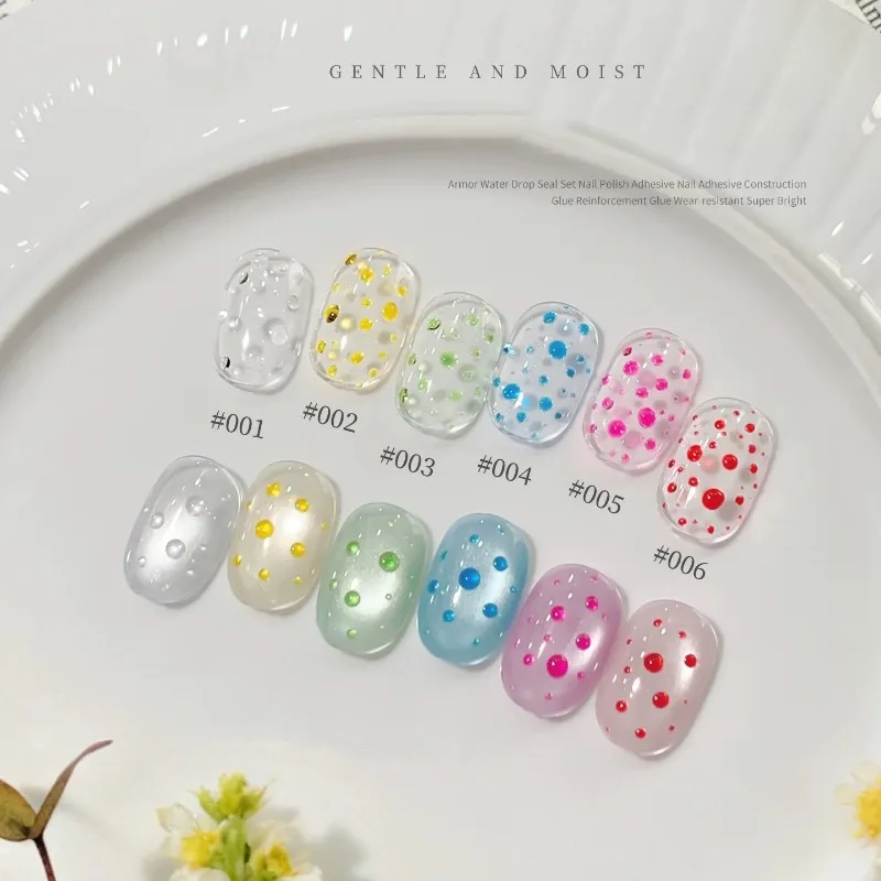 Set Gel Unghie Effetto Goccia d'Acqua - immagine 6