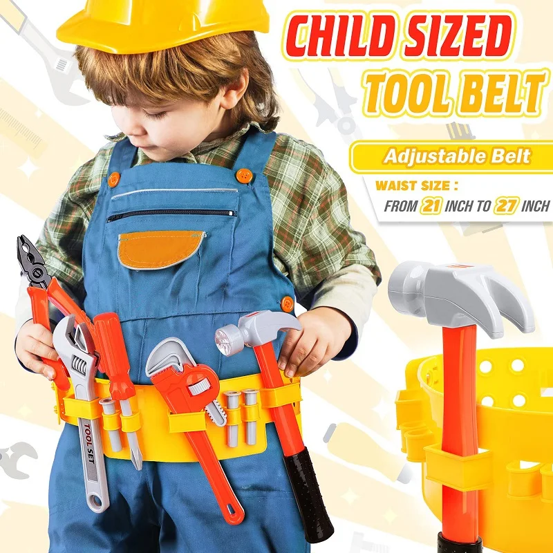 Pretend Play Construction Toy Tools Toddler Tool Set Kids Tool Set for Kids  - AliExpress