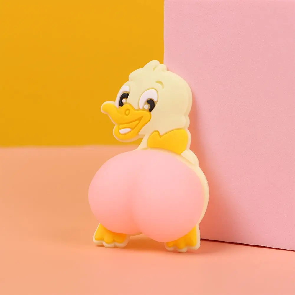 Anti-collision Stickers 1Pair Cartoon Cute Animal 3D Silicone Butt Door Stop Refrigerator Anti-scratch Phone Decoration For Gift door stopper,silicone door stopper,door stopper bumpers,silicone door sticker