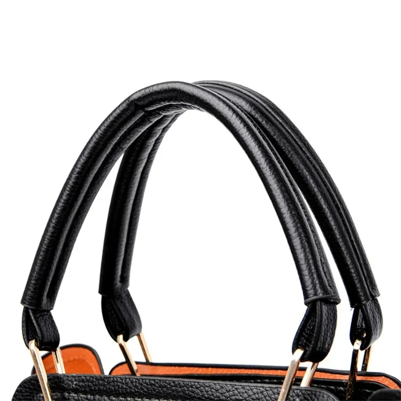 Borsa tote in morbida pelle di grande capacità per donna, borsa a tracolla casual con manico superiore, borsa a tracolla versatile in tinta unita per il lavoro - immagine 4