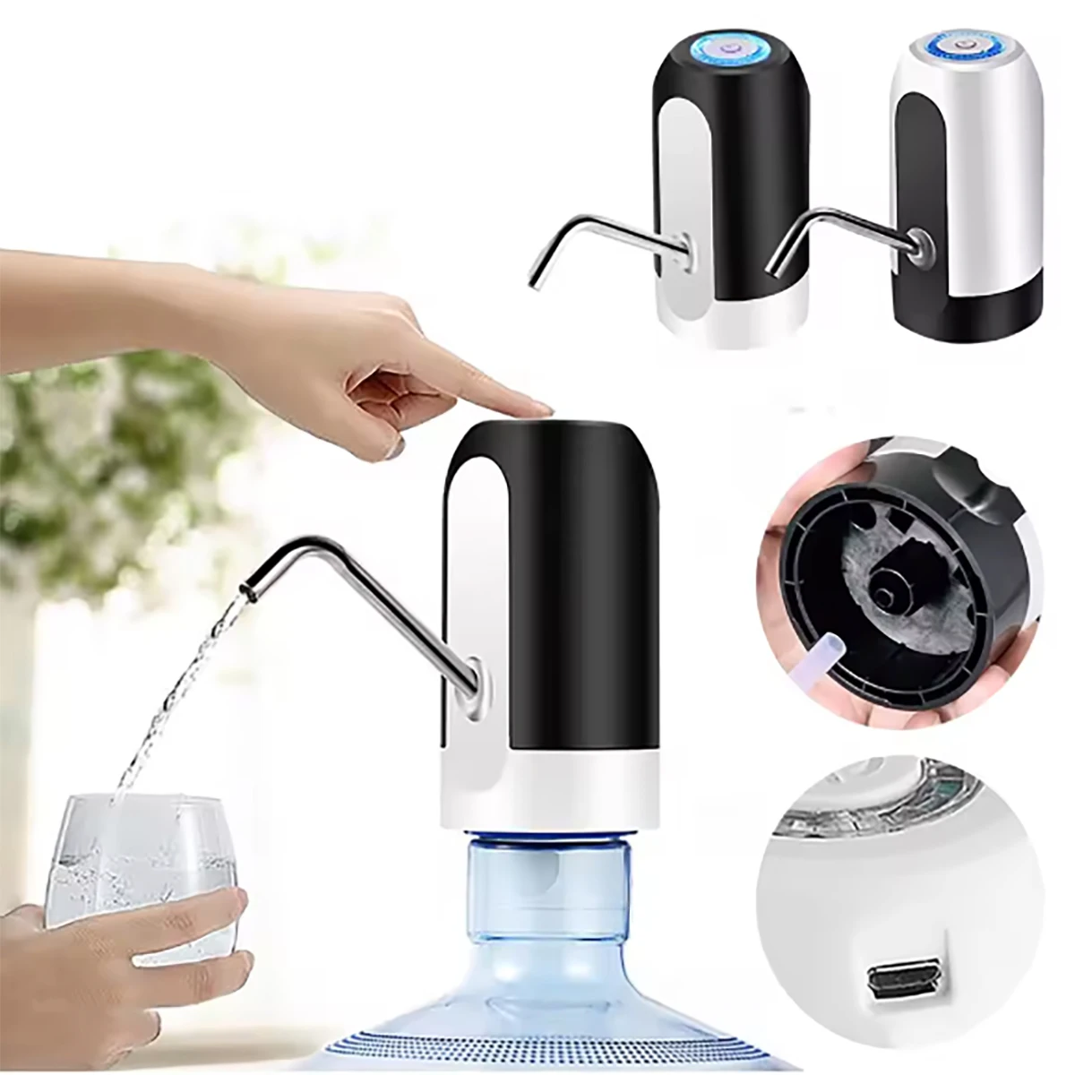 Portable Water Pump Barrel Water Extractor Suction Device Liquid Removal