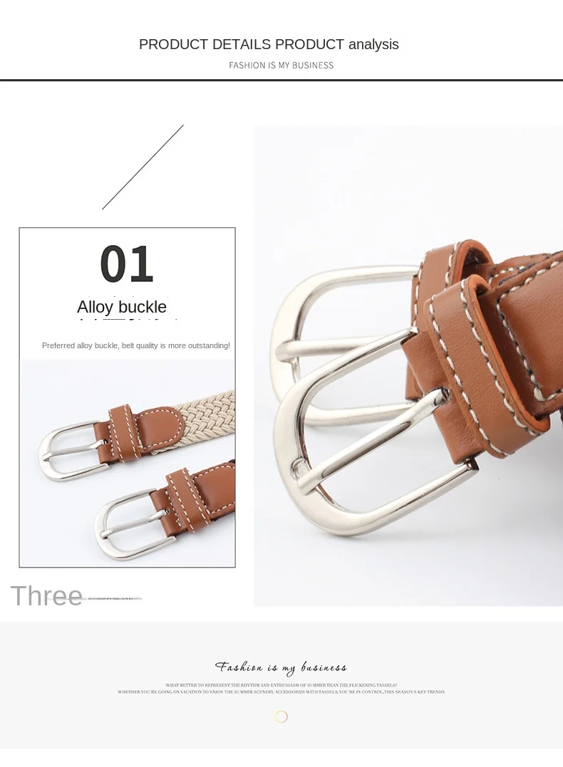 2.5cmx100cm Universal Needle Buckle Belt for Men and Women Canvas Elastic Jeans Belts Young Student Woven Canvas Thin Waistband