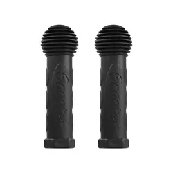 Non-Slip Rubber Handlebar Grip Covers for Kids' Scooters and Bikes (Black)