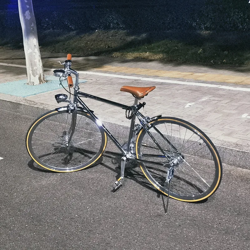 700C Vintage Track Bike Bicicletta Fissa Fixie Gearing Bikes Per Adulti 46/52Cm Retro Single Speed Biciclette Ciclismo Daily Riding