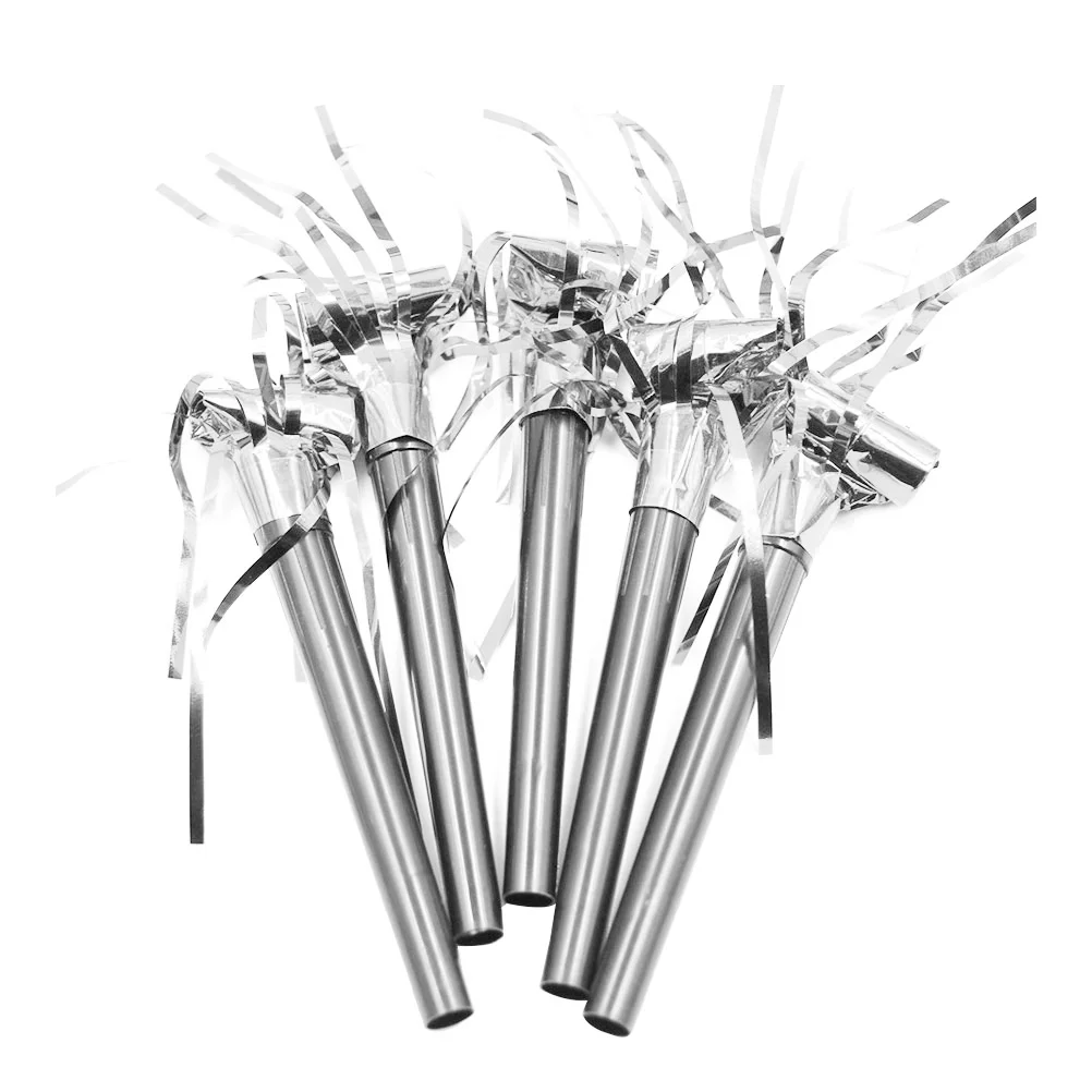 

20шт свистки с кисточками для детей, создающие шум, детский свисток для детей, товары для рукоделия (серебристый)