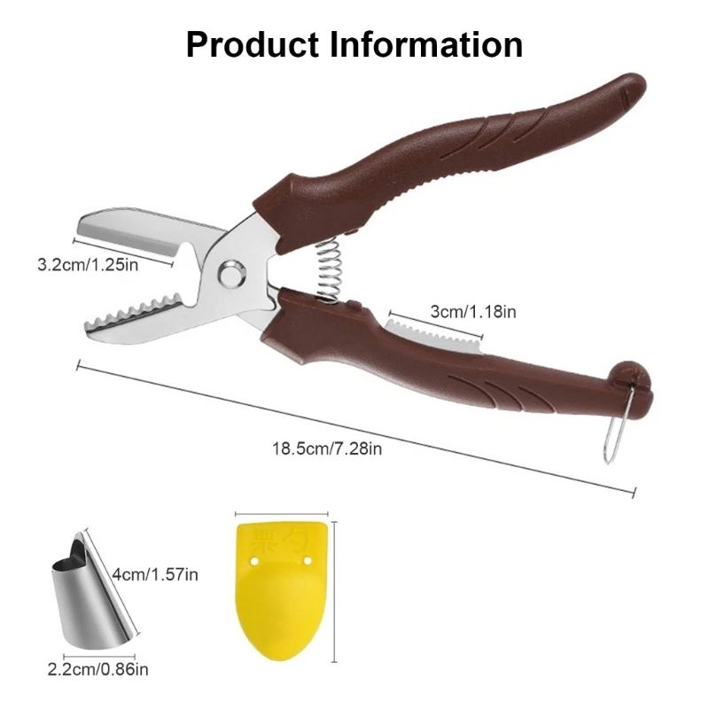 Chestnut Shelling Scissors Multipurpose Nut and Chestnut Peeling Shears Nut Scissors for Cooking Experts Professional 6