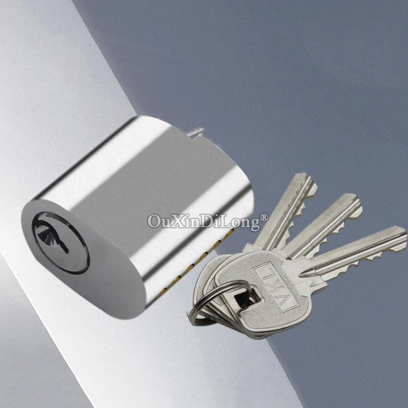Latão sólido Fireproof Door Lock Cilindro, Metal