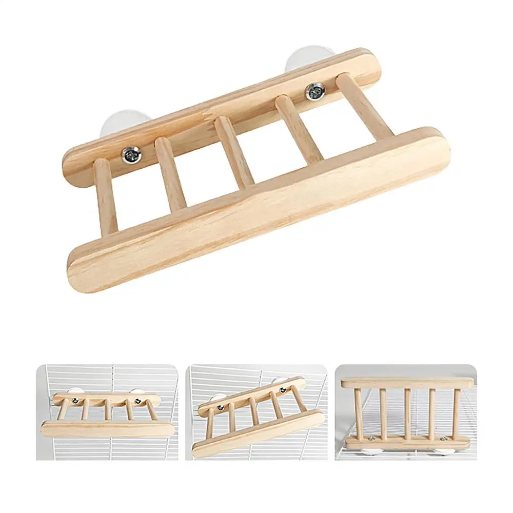 Bird Climbing Toys Folding Climbing Ladder Multi-purpose Beak Grinding Toys Bird Cage Accessories For Standing Climbing Resting