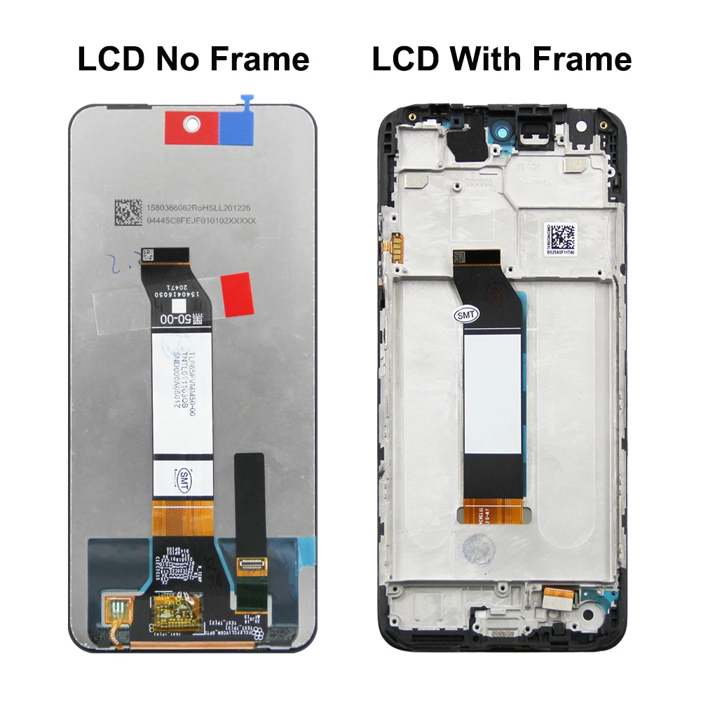 Écran LCD Complet De Rechange Pour Xiaomi Redmi Note 10 5G - Compatible M2103K19G/M2103K19C - Avec Cadre Noir Et Outils