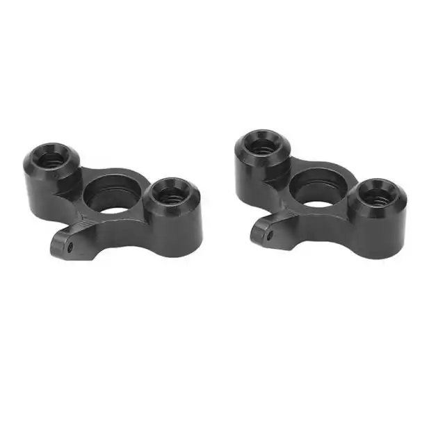 RC Car Steering Block Aluminum Alloy Steering Knuckles Hub Carrier Replacement Part for JLB 1/10 Truck Series 5