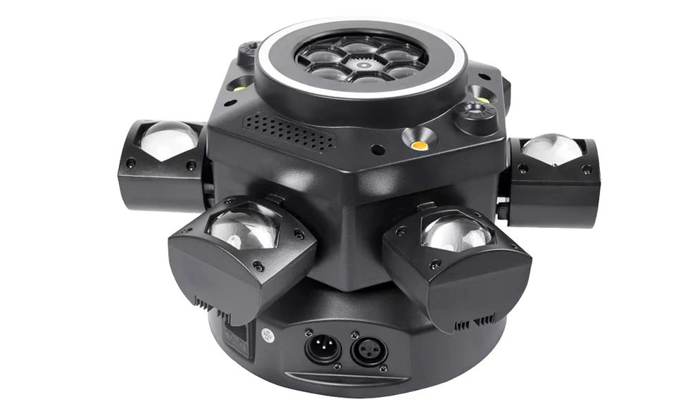 Remote 6 Arm Pattern Moving Head Light RGBW 120W Mini 6 Head Strobe Effect Stage