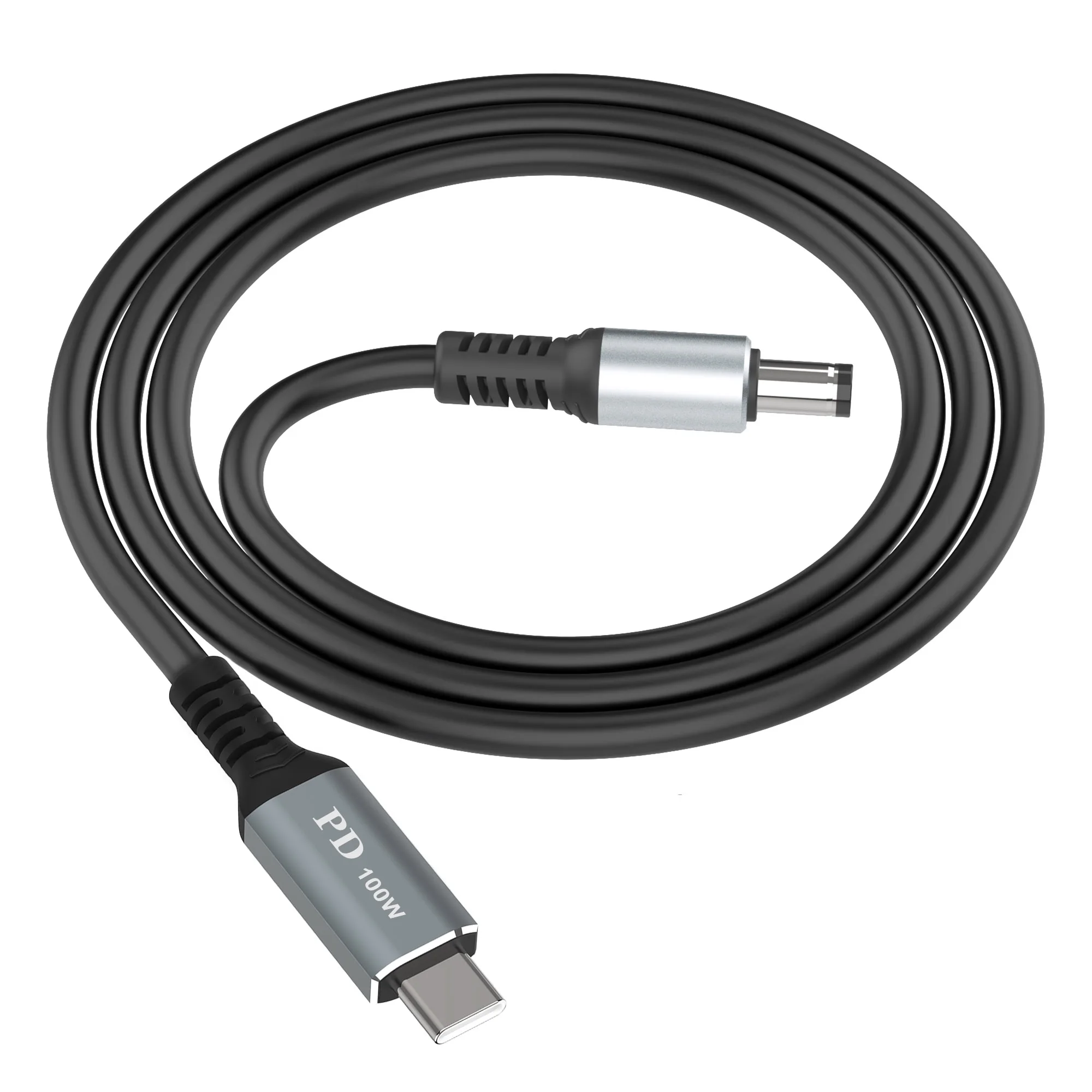High-Power USB-C to DC 5.5 x 2.1mm Charging Cable, 100W Capability