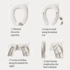 Baby Folding Travel Potty Training Seat For Round & Oval Toilets Toddlers Portable Non-Slip Folding Potty Seat Potty Seat Cover 5