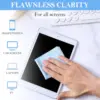 12pcs Eyeglasses Cleaning Cloth 7x6 inch Microfiber Glasses Cleaner Cloth Glass Wipes for Laptop Camera Lenses iPad LCD Screens 6