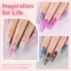PEACECOLOR Poly UV Gel Kit All for Manicure Gel Nail Extension Set Slip Solution Builder Acrylic Gel Polish Nail Art Tool 6