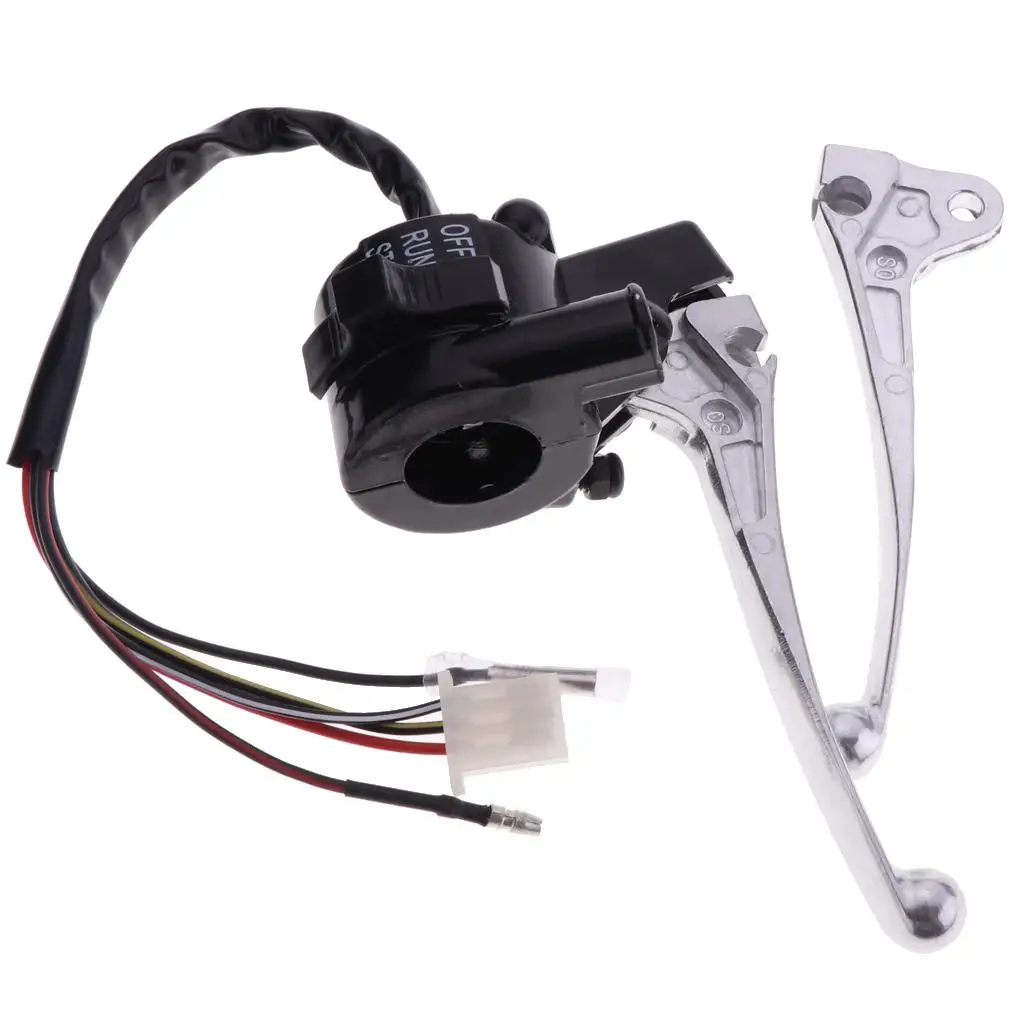 Motorcycle Start Kill Switch Brake Lever Assy for Yamaha PW50 Y-Zinger 89-13