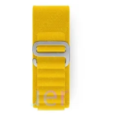 Premium Alpine Strap Bracelet for Smart Watches - Durable and Stylish Design (Yellow)