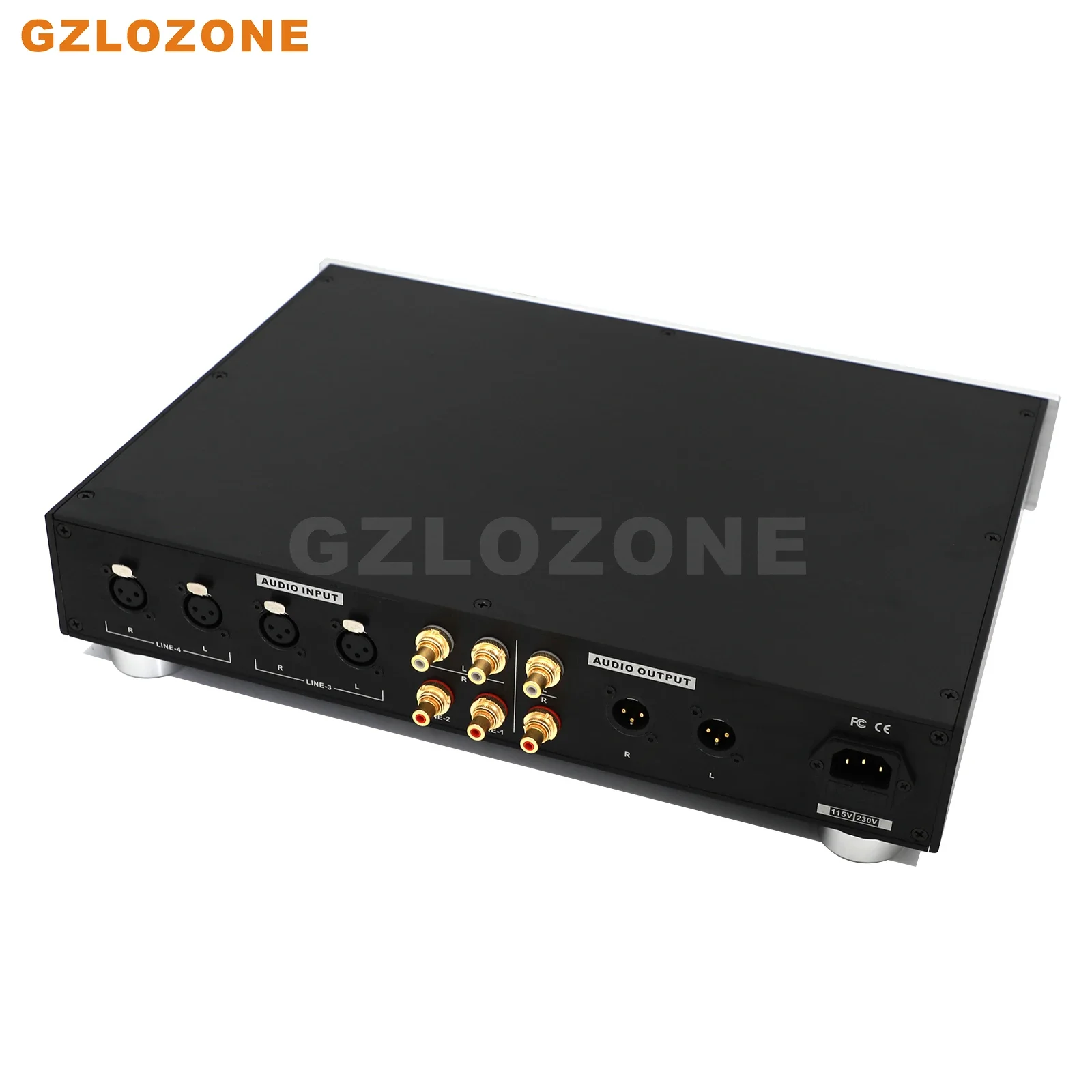 GZLOZONE HIFI PASS P17 Preamplifier MOSFET Class A Remote Control Balanced Preamp Base On PASS 1.7 Circuit 3