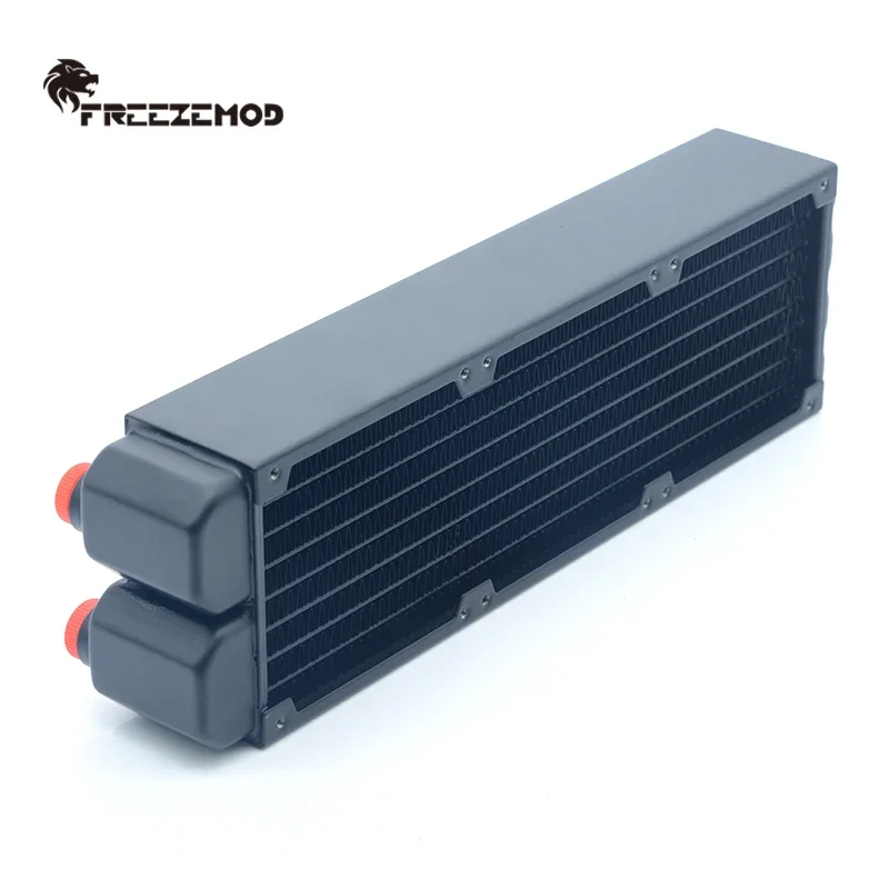 Zemod-radiador de Cobre de Camada Dupla para Computador Water Cooler 80 mm Fans Cobre Fins Tsrp-h240 45 mm - Imagem 3