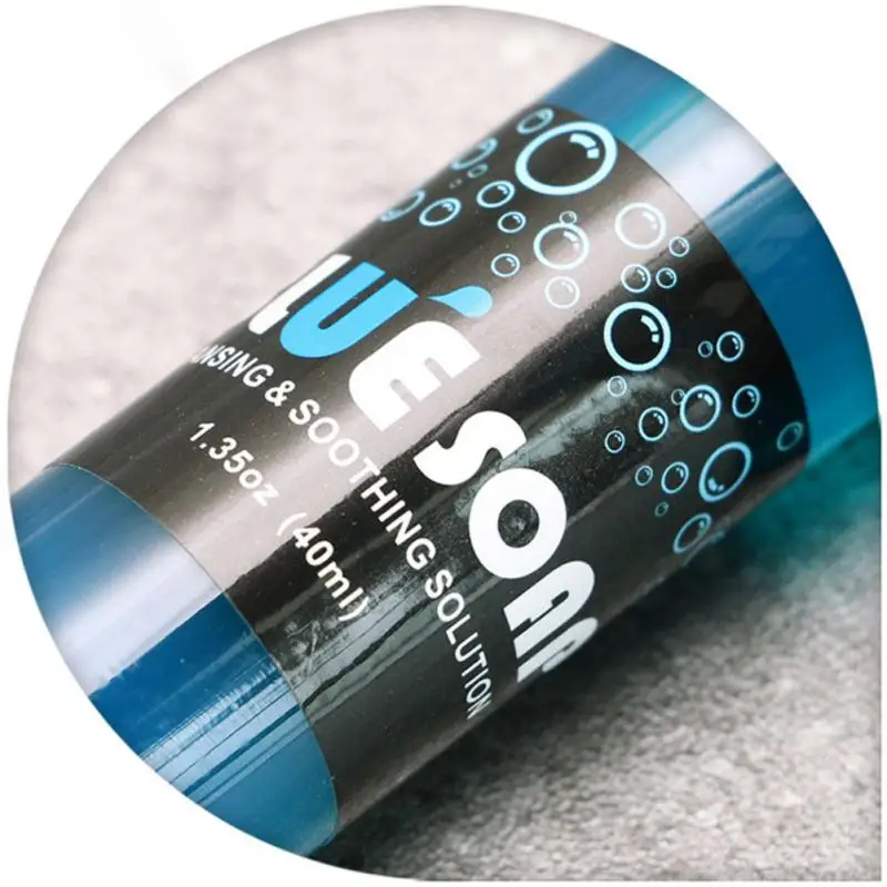 Tattoo Soap 1Bottle 40ml Tattoo Blue Soap Cleaning Soothing Professional Mild Aftercare Cleaning Solution