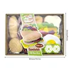 28PCS Felt Food Burger Sandwich Food Set Children Pretend to Play Food Sandwich Toys Children's Kitchen Role Playing Gifts 6