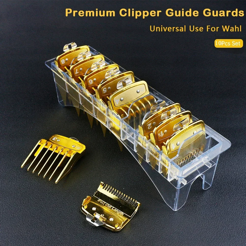 10pcs 7 pin small toggle switch sliding ssss815900 universal mp3 mp4 10Pcs Universal Transparent Hair Clipper Guards For Wahl Clippers Barber Accessories Professional Trimmer Attachment Limit Combs