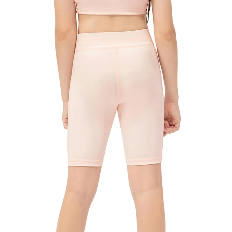 Kids Girl Elastic Waist Sports Shorts Half Yoga Leggings for Ballet Dance Gymnastic Workout Fitness Summer Dancewear