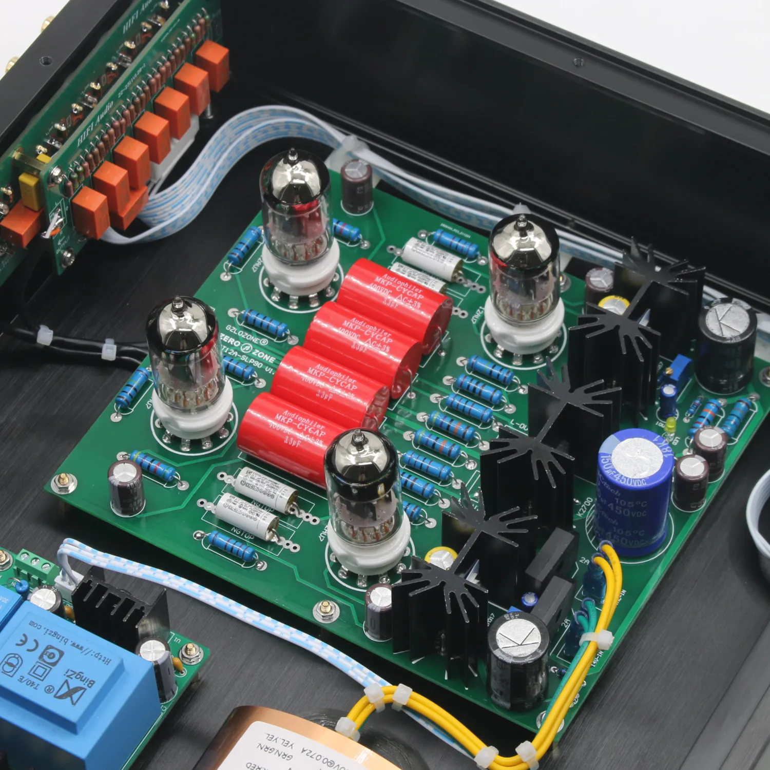 STR12A Reference CARY SLP90 Circuit 12AU7/ECC82 Vacuum Tube Preamplifier HiFi Stereo Remote Control Audio Pre-Amp 6